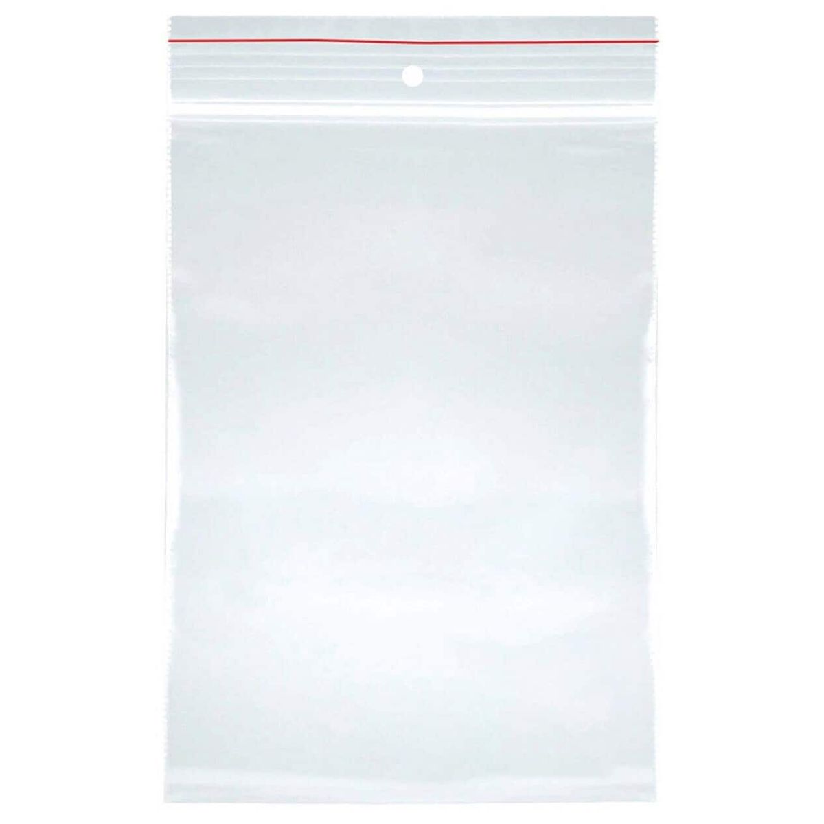 String bag transparent LDPE 200x250mm.