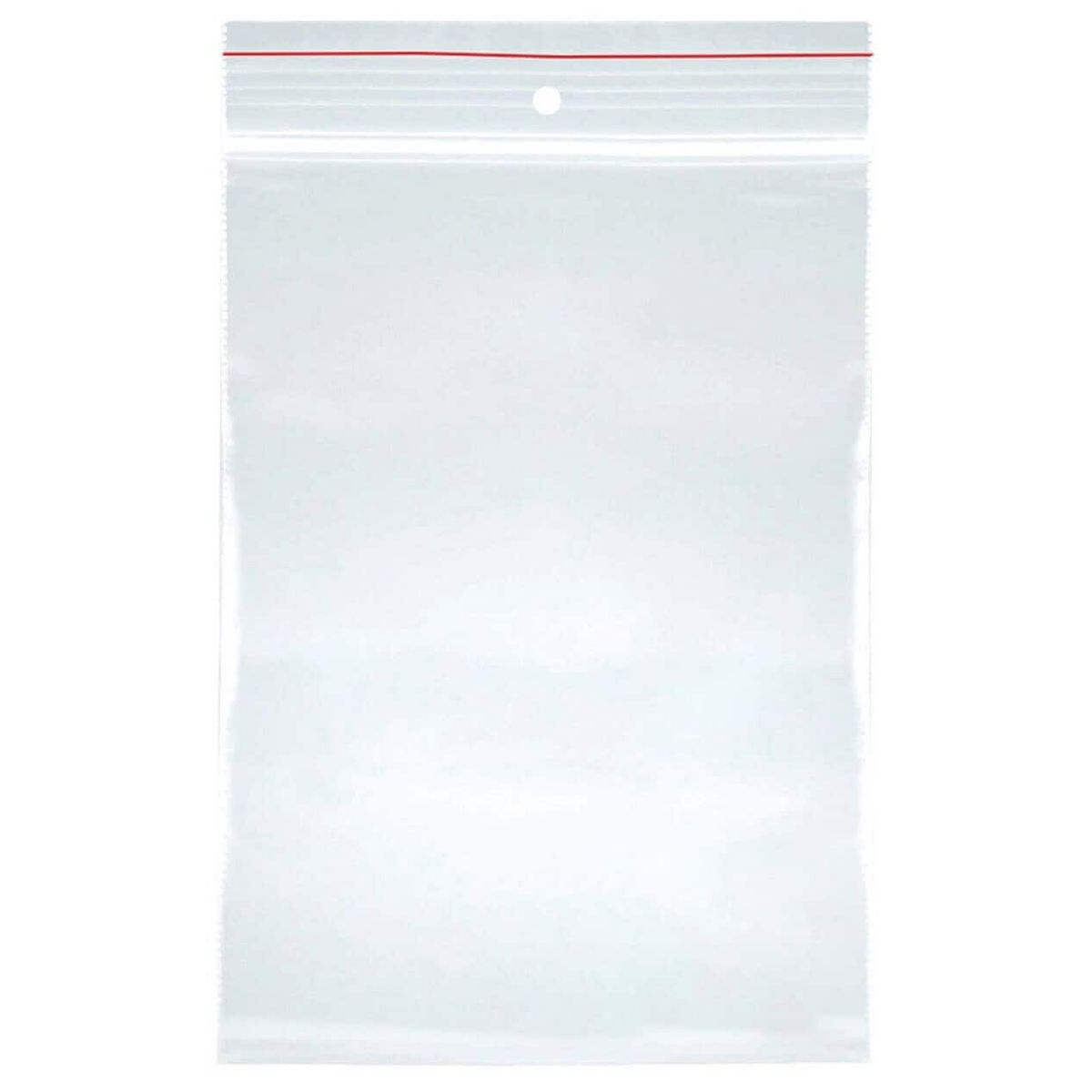 String bag transparent LDPE 450x500mm.