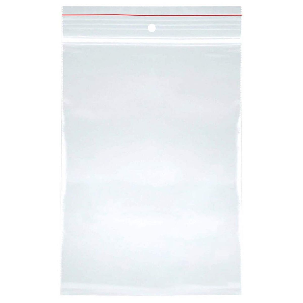 String bag transparent LDPE 100x120mm.