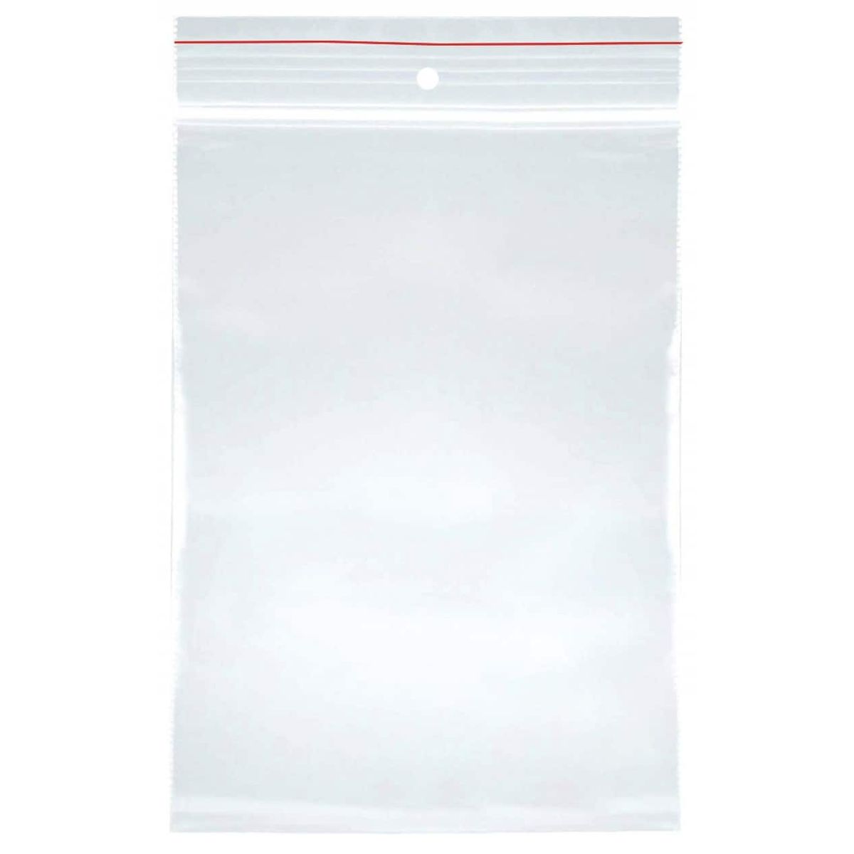 String bag transparent LDPE 100x200mm.