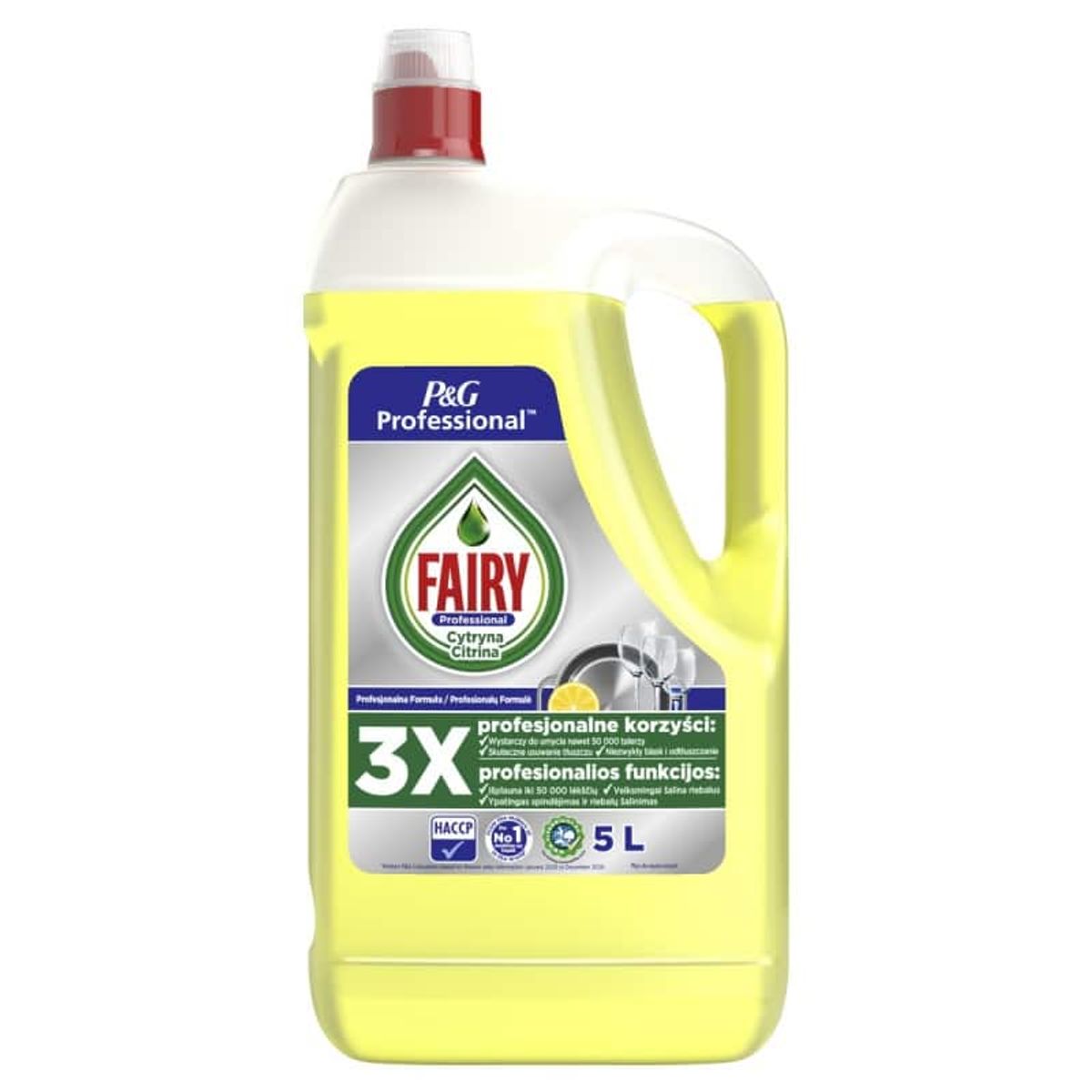 Opvaskemiddel FAIRY Lemon Professionel 5L.