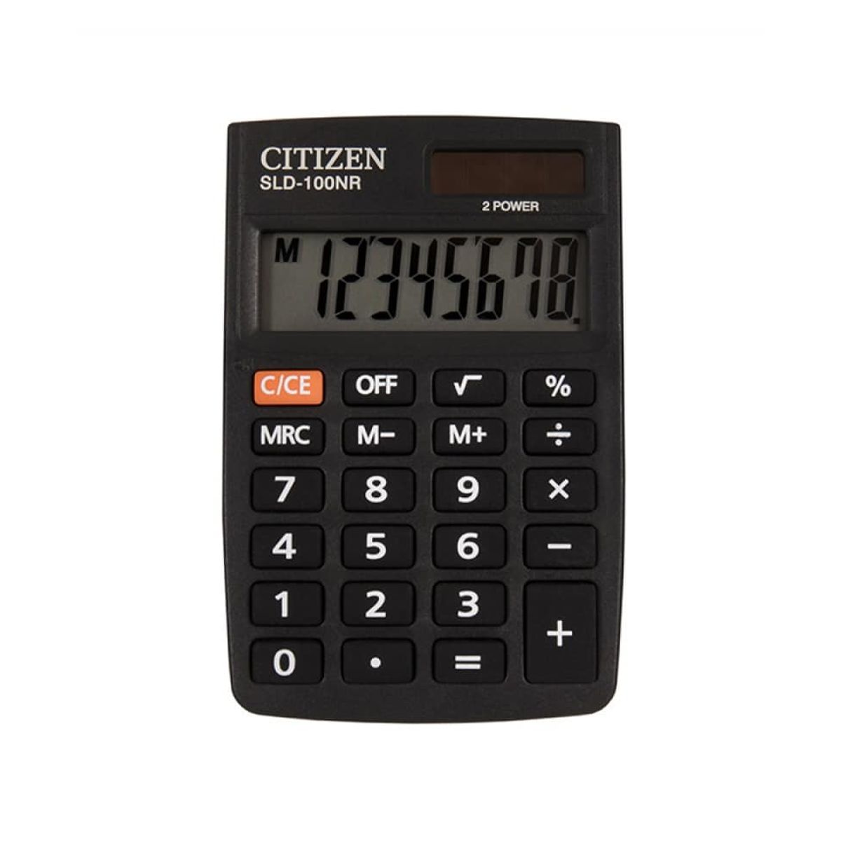 Lommeregner CITIZEN SLD-100NR 8-cifret display sort.