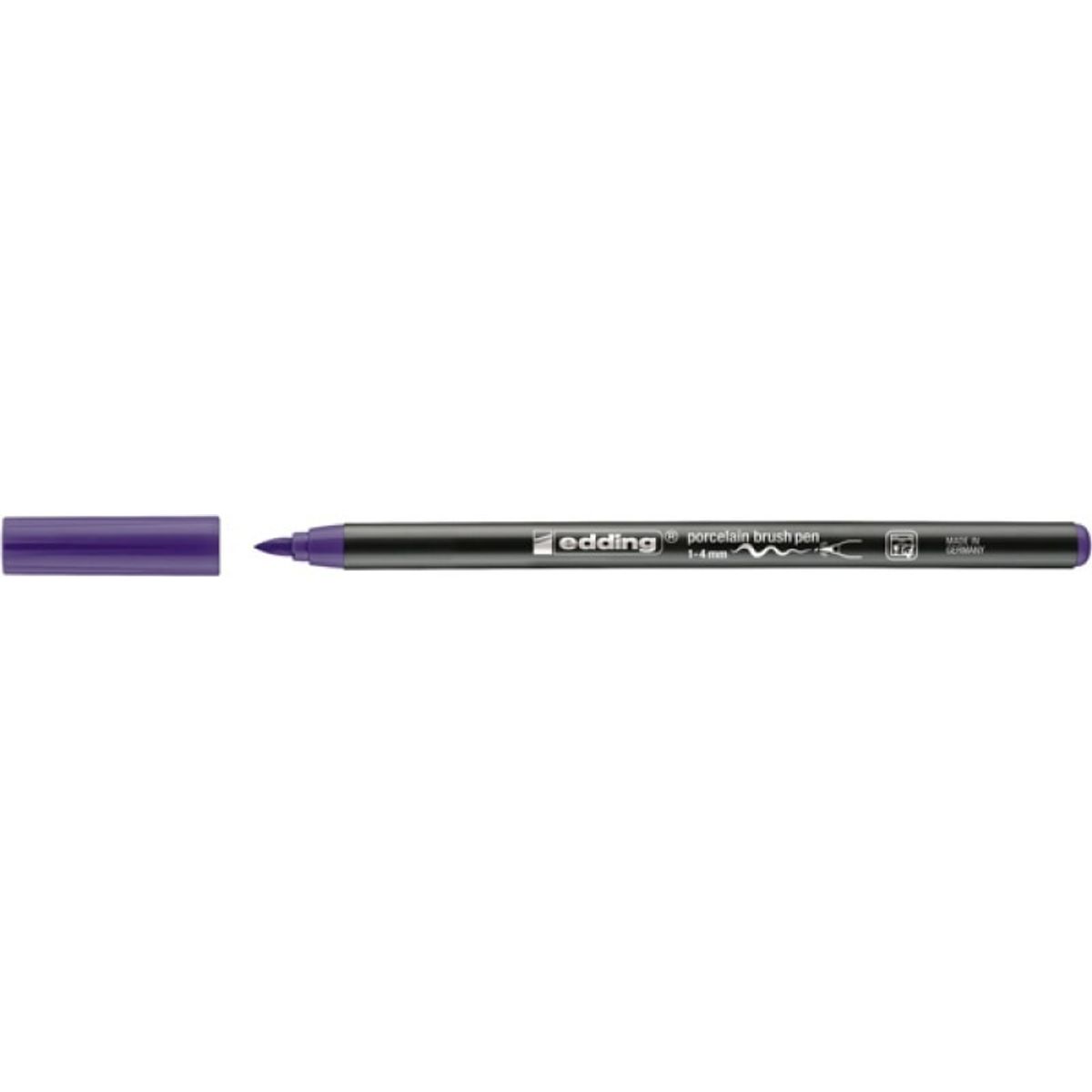 Porcelæns pen EDDING violet 1-4mm 10 stk.