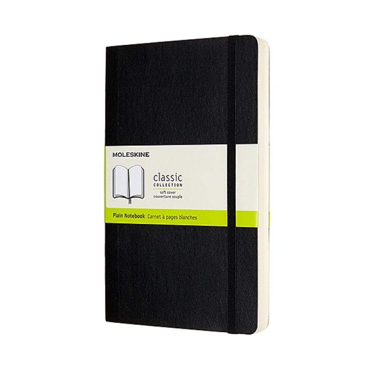 Notesbog Moleskine Classic L Sort 13x21cm.