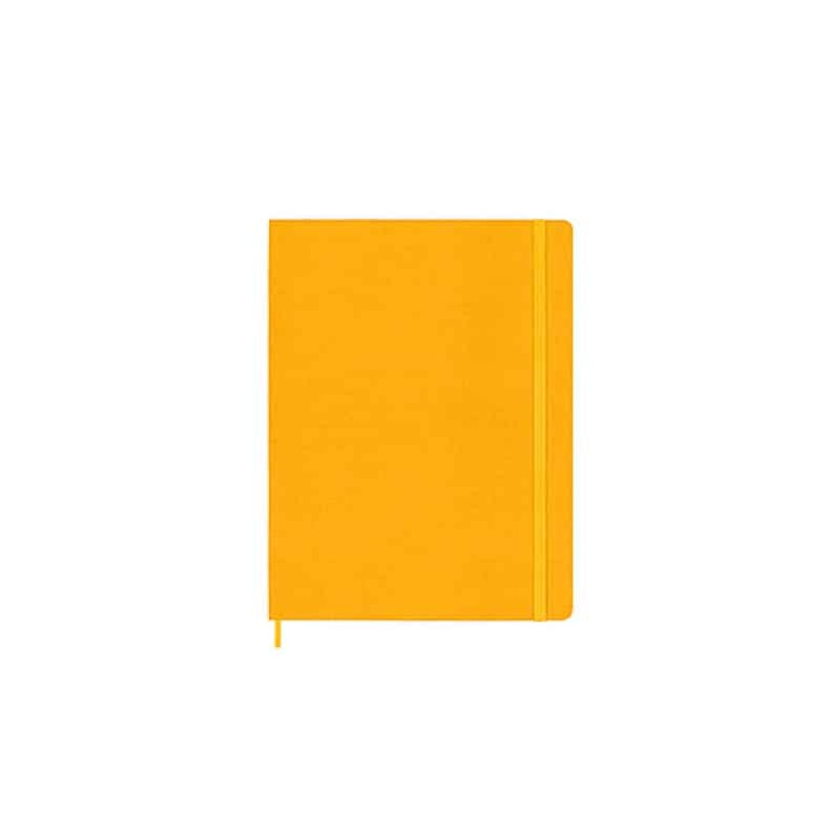 Notesbog Moleskine Classic XL linjeret hardcover orange.