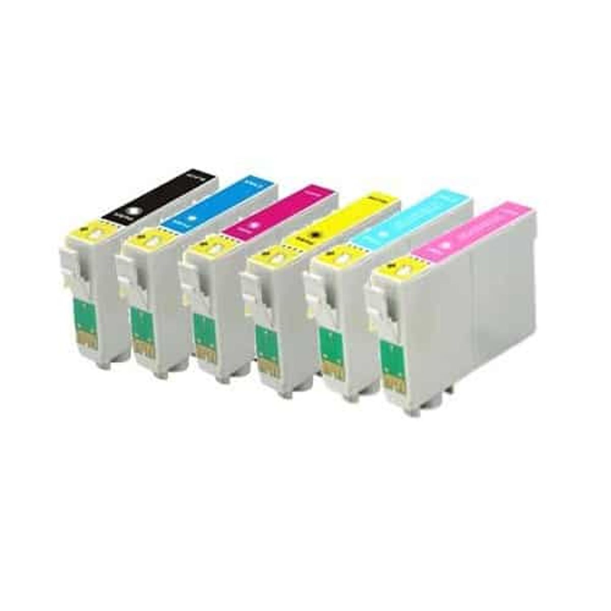 Rabat sæt! Epson T0791 - T0796 - 6 farver BK-C-M-Y - LC-lm - Uoriginal -T0791 - 90 ml