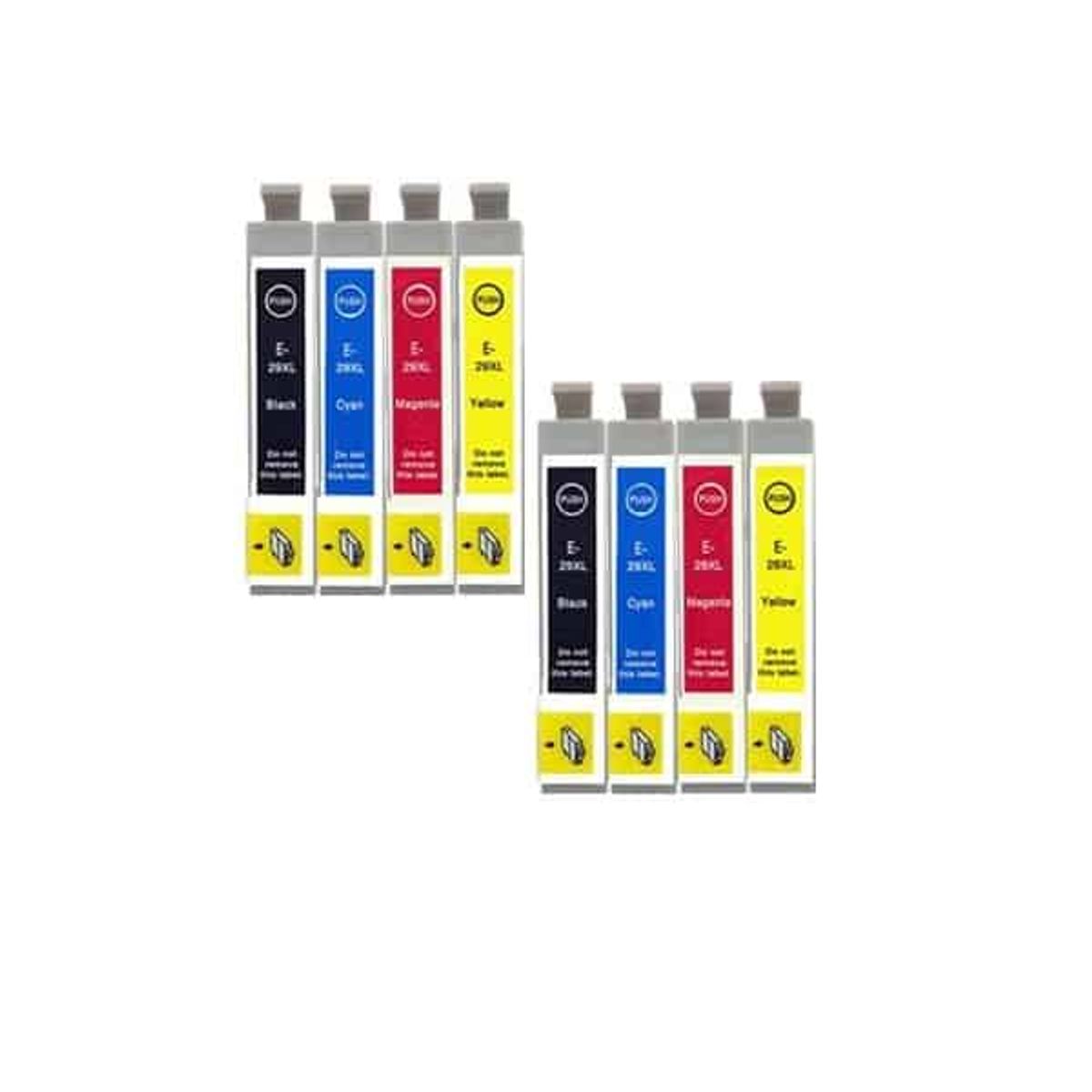 Rabat sæt! Epson 29XL - 2 x 4 farver BK-C-M-Y - Uoriginal -29XL - 98,8 ml