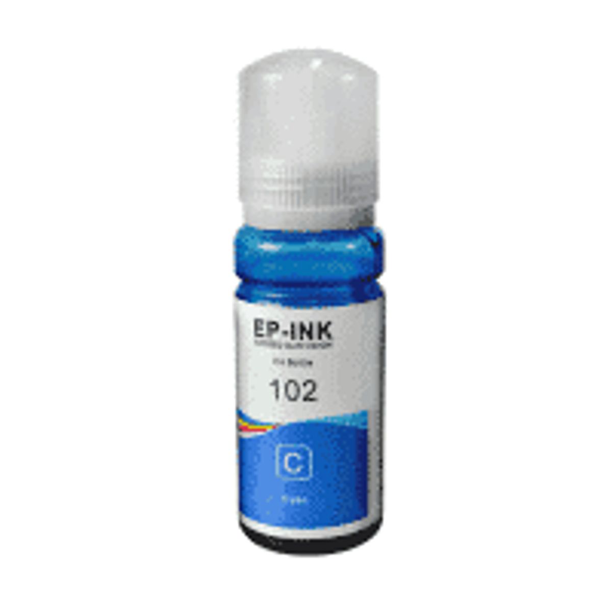 Epson 102 cyan blækrefill 70 ml - Uoriginal - C13T03R240