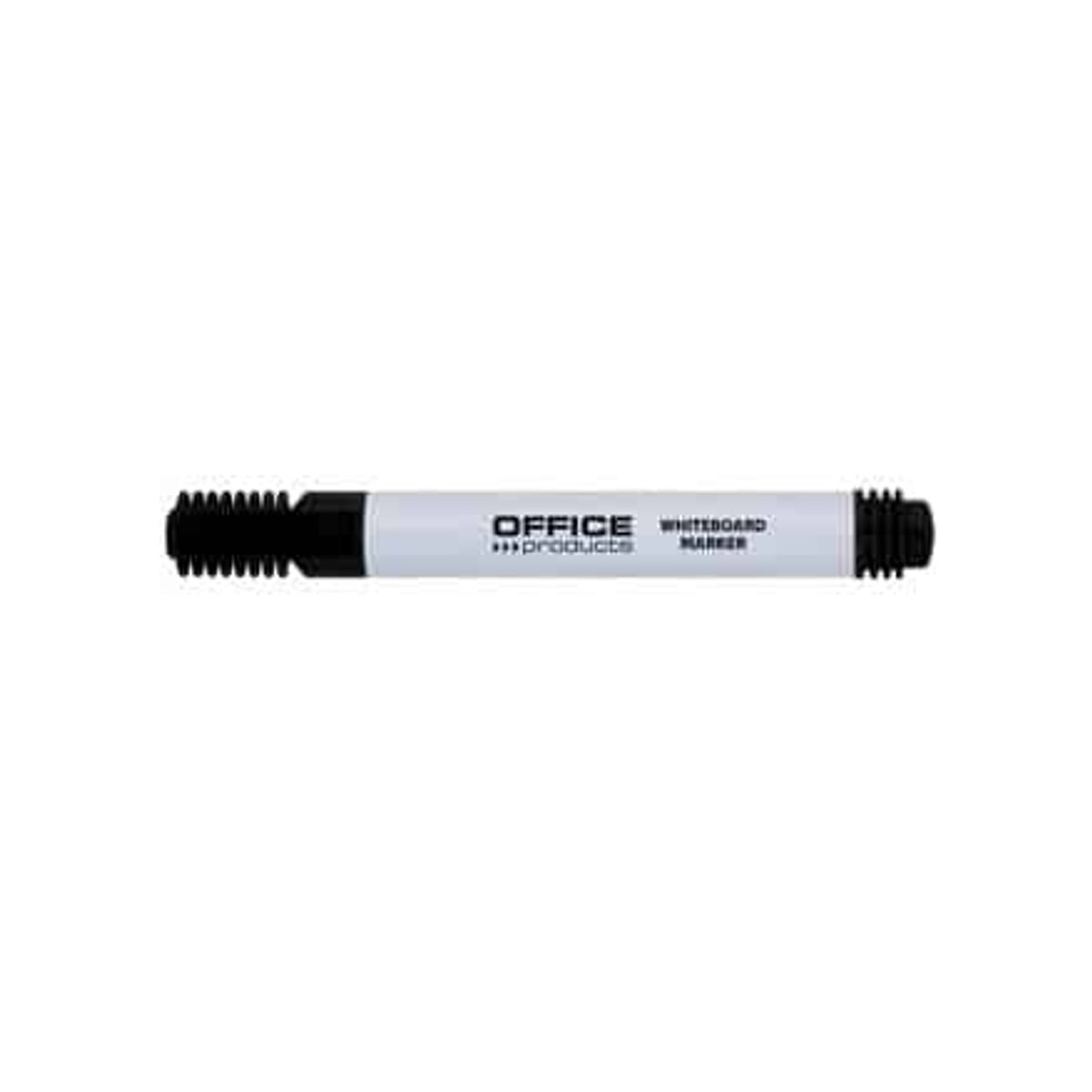 Whiteboard marker 12 stk. Sort med rund spids 1-3 mm.