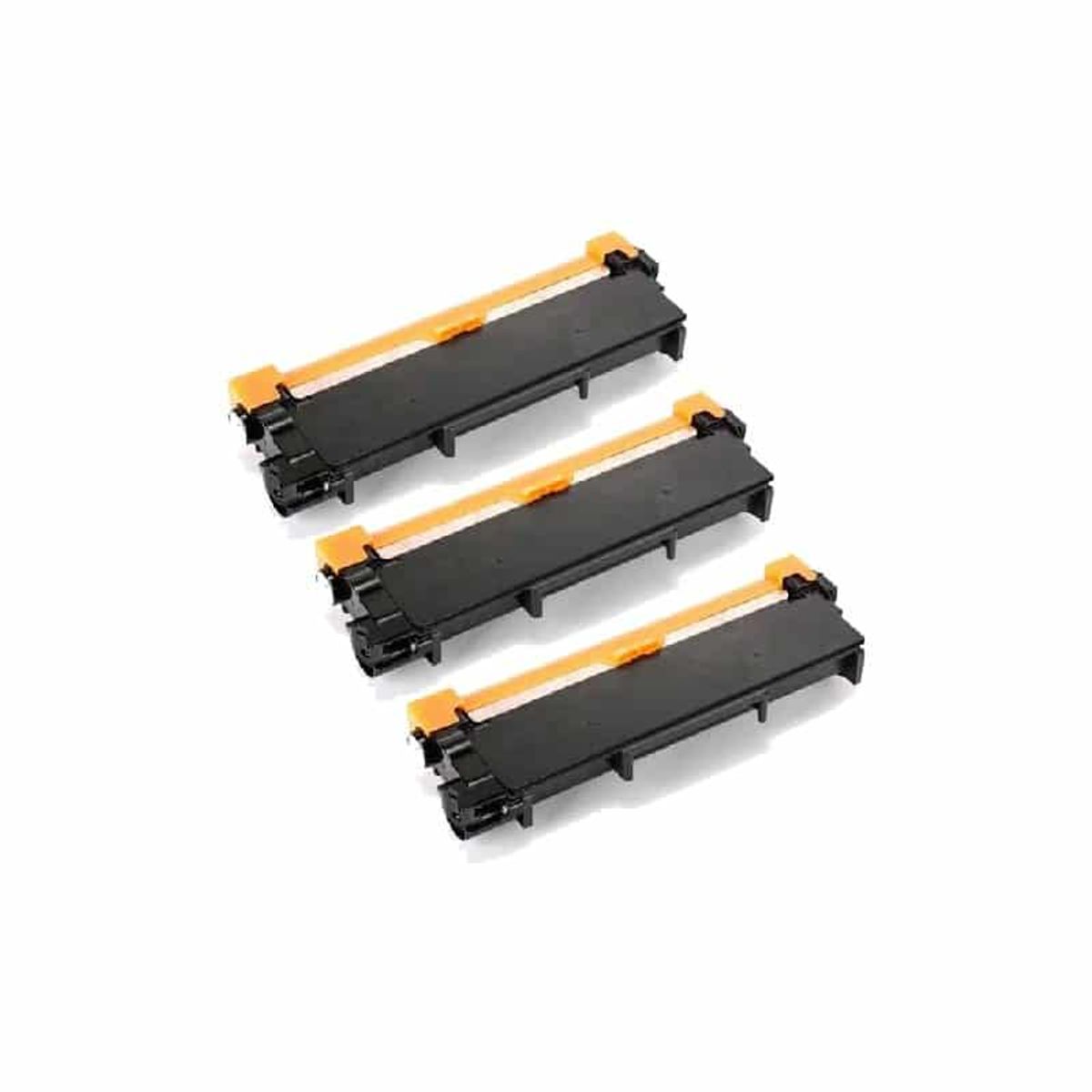 Rabat sæt! 3 stk TN2320 XL sort toner 3 x 5.200 sider - Kompatibel Brother - TN-2320BKXL