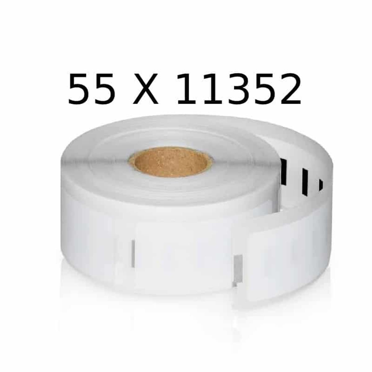 Dymo 55 stk 11352 adresseetiketter - 55 x 500 stk 25 x 54mm Kompatibel - S0722520