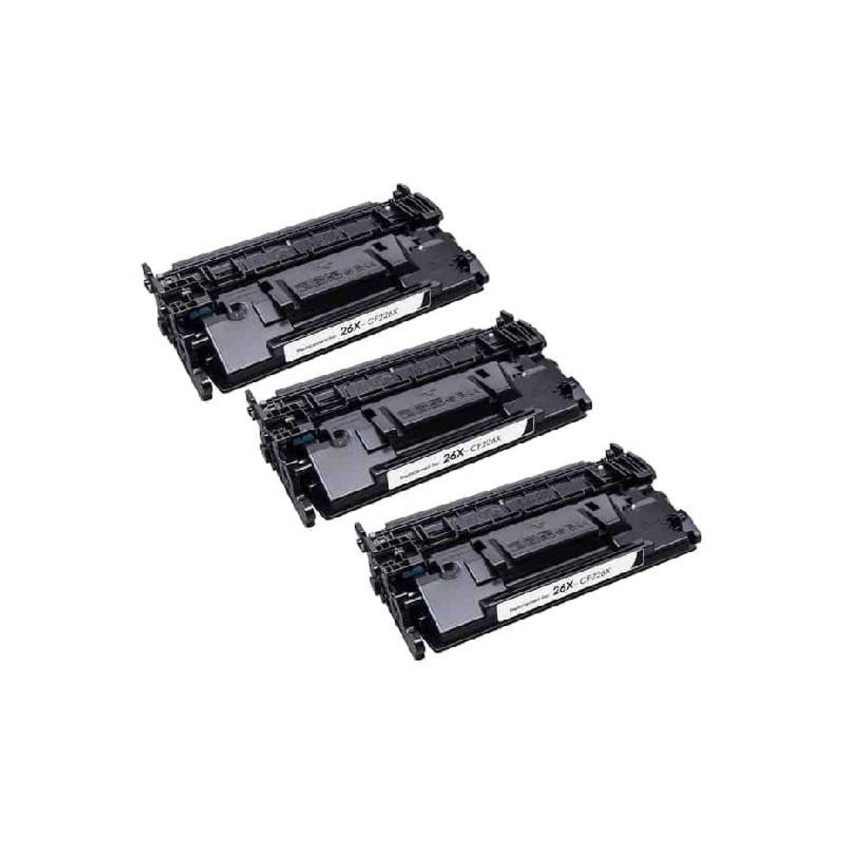 HP 26X rabat sæt! 3 stk sort toner 27.000 sider i alt- Kompatibel - CF226X