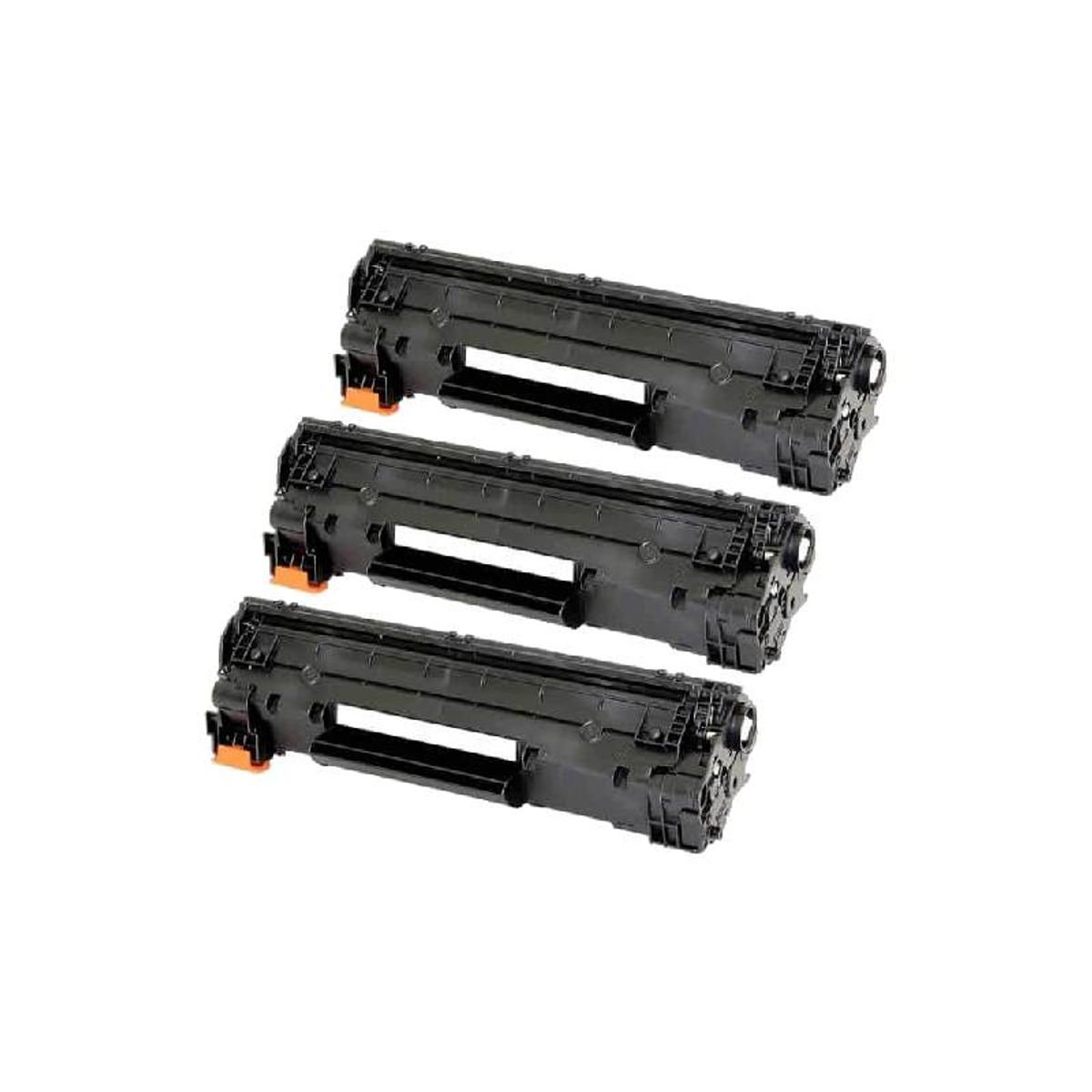 HP 83X rabat sæt! 3 stk sort toner 6.600 sider i alt - Kompatibel - CF283X