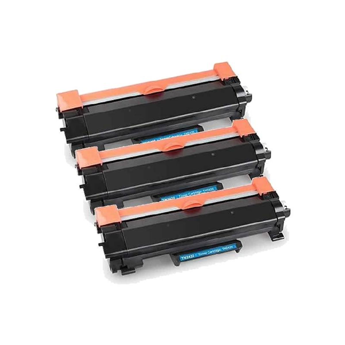 Rabat sæt! 3 stk TN2420 sort toner 9.000 sider i alt - Kompatibel Brother - TN2420