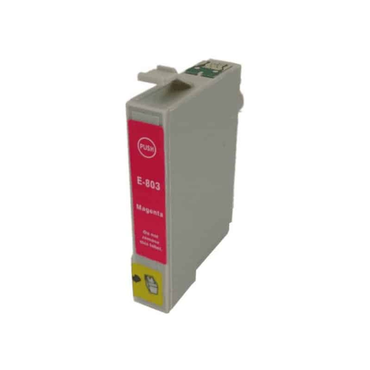 Epson 803 magenta blækpatron 12 ml C13T08034011 - Kompatibel