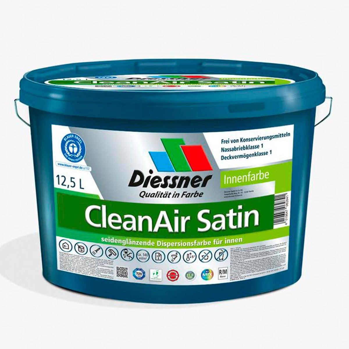 Allergivenlig maling: CleanAir Satin-12,5 liter