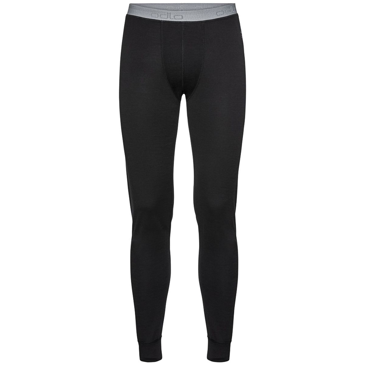 Odlo Men's Natural 100% Merino Warm Baselayer Pants - Sort-Small