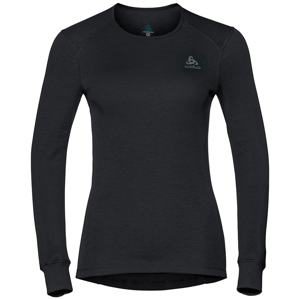 Odlo Women's Syntetisk Baselayer Top Crew - Sort-X small