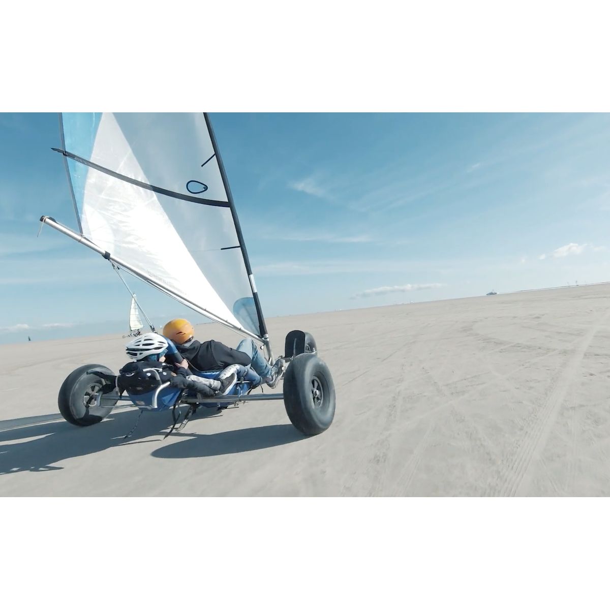 Strandsurfing 1 voksen og 1 barn sammen - Rømø