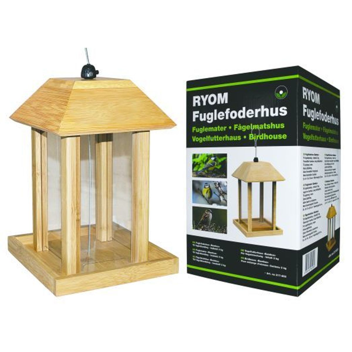 Ryom Fuglefoderhus i Bambus