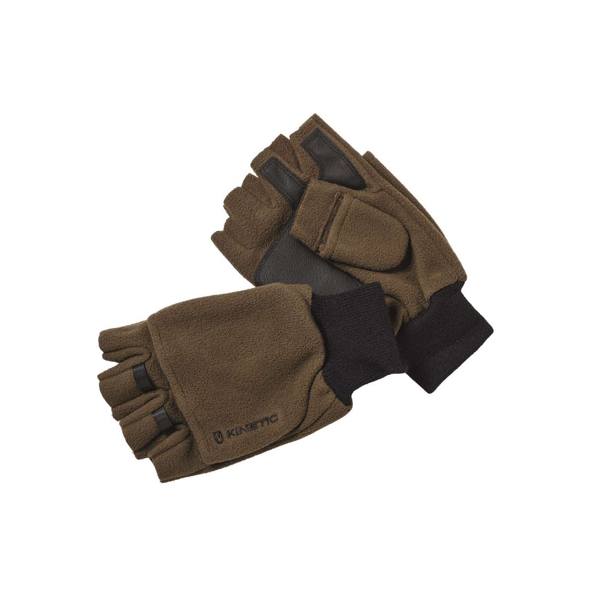 Kinetic Windstop Foldover Mitt Army Green - L