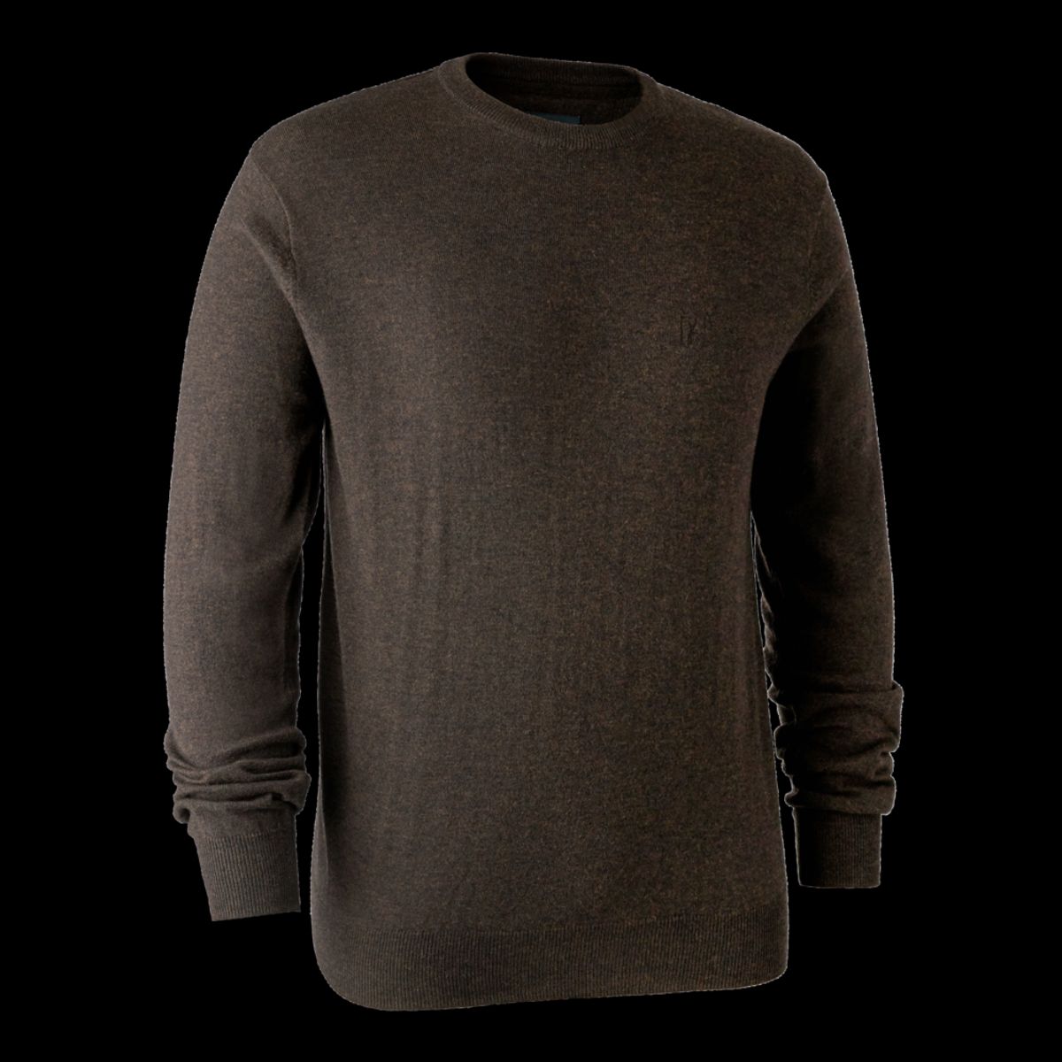 Deerhunter Kingston Strik med rund hals Dark Elm - 3XL