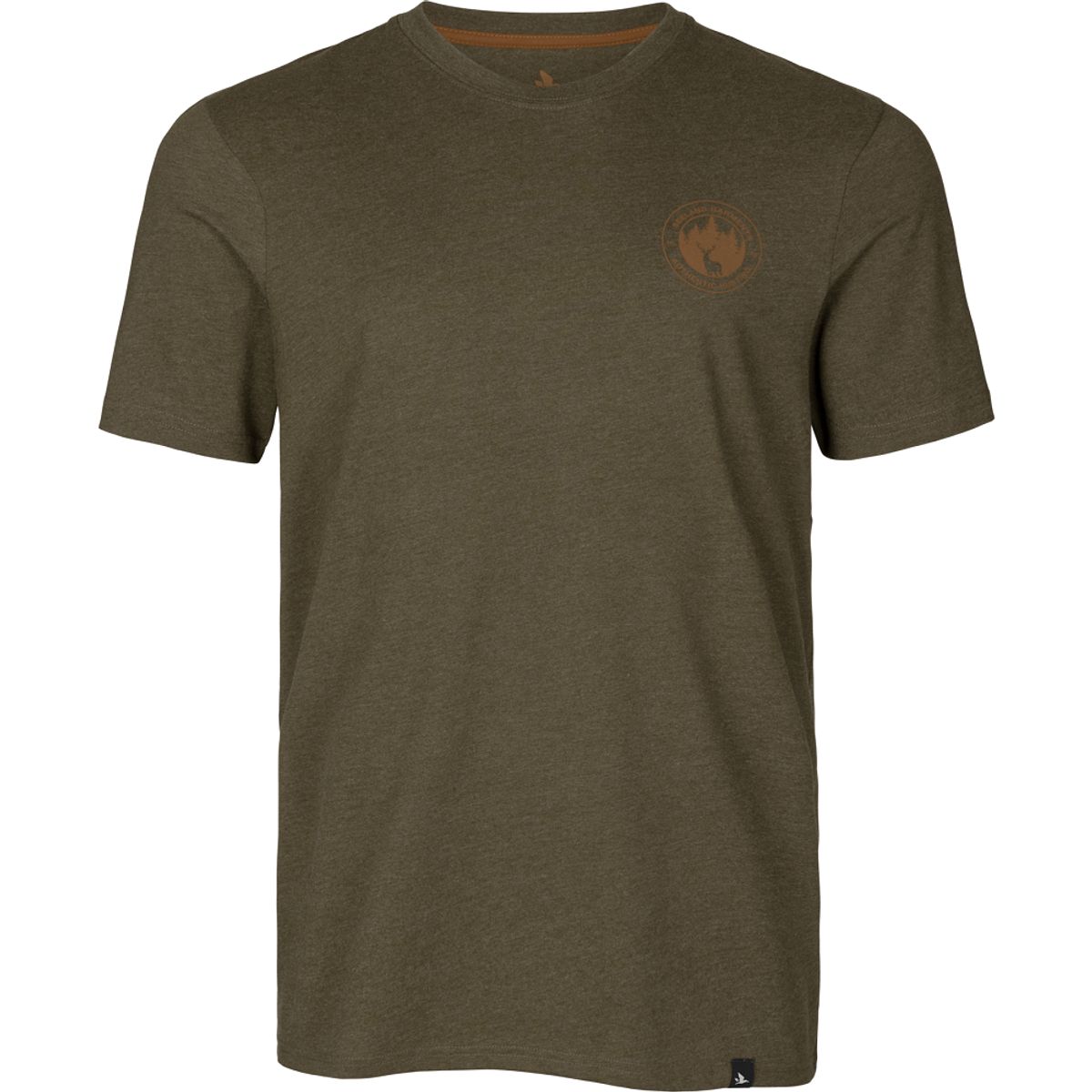 Seeland Saker T-shirt Pine green melange - L