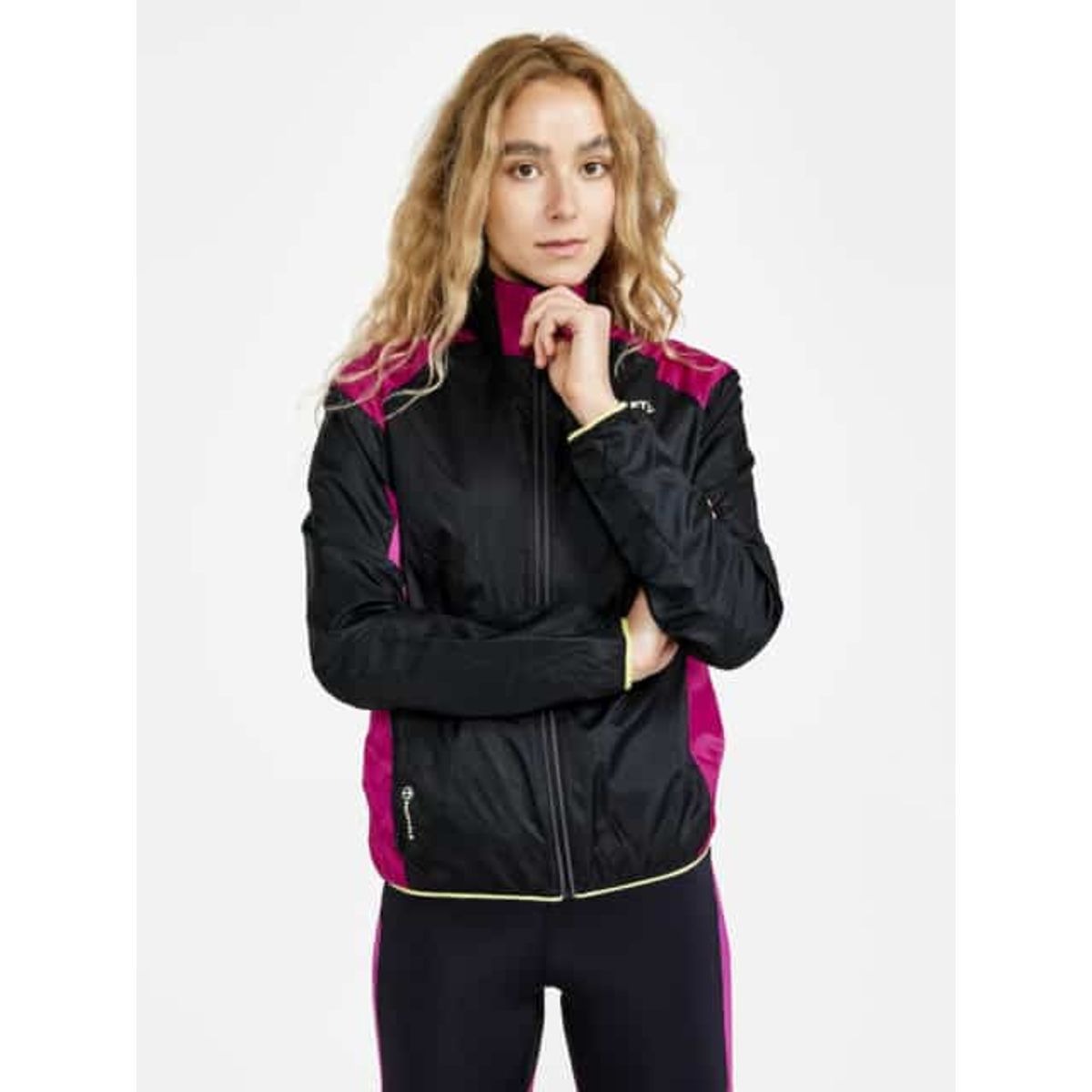 Craft - Pro Hypervent Jacket W - Black-Roxo S