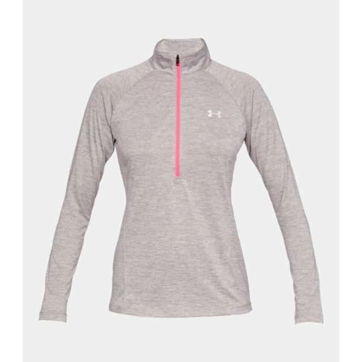 Kvinders Under Armour langærmet Tech Twist 1/2 Zip - Grey XS