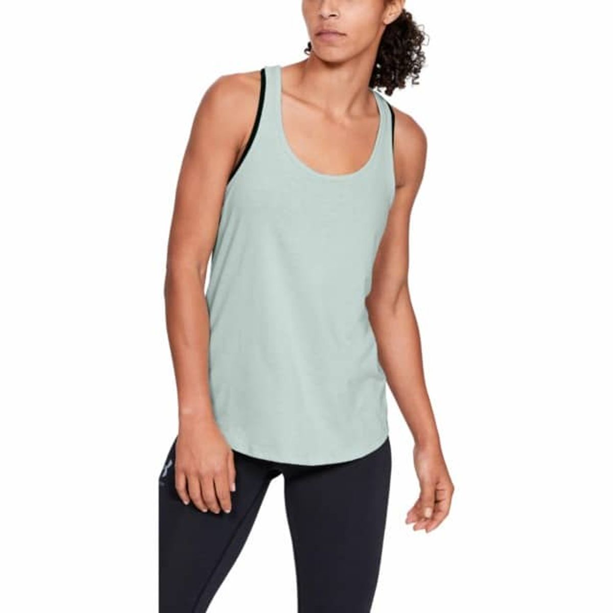 Kvinders Under Armour - Crossback Tank top - Atlas Green XS