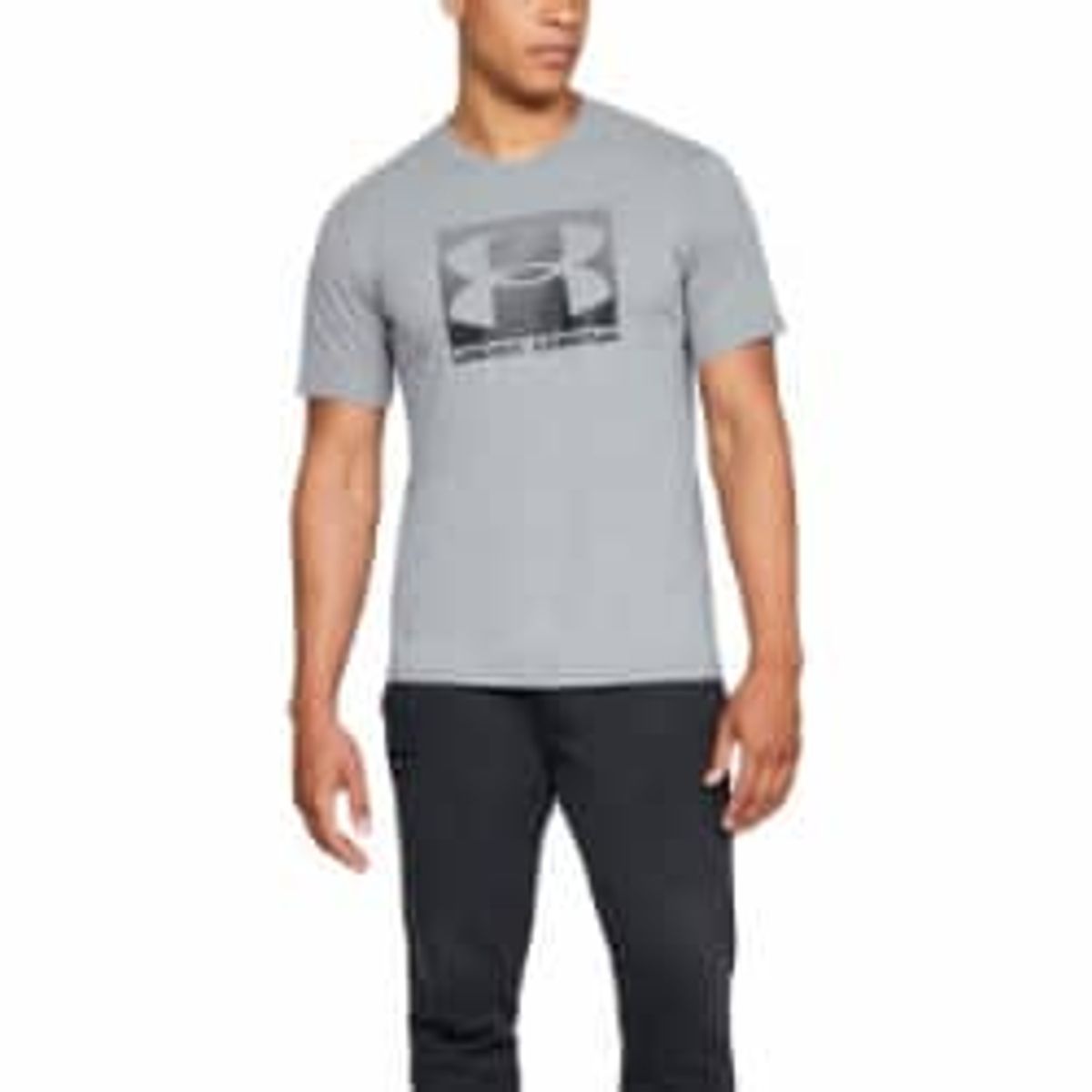 Mænds Under Armour - Charged Cotton T-shirt - Grå XS