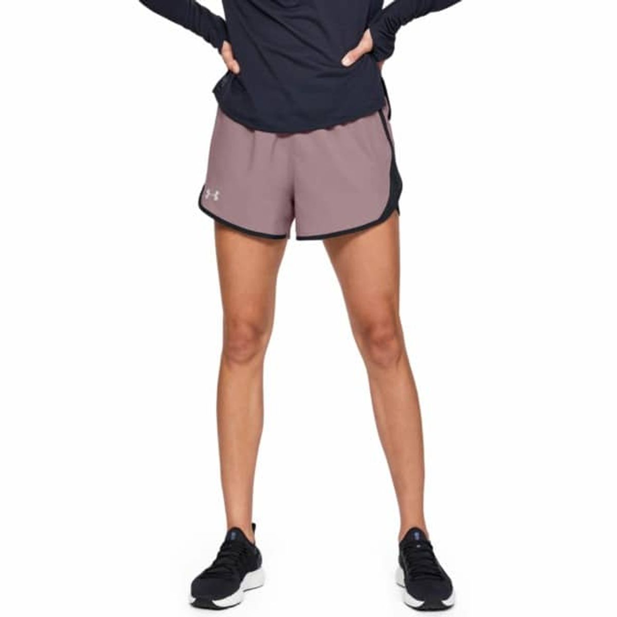 Kvinders Under Armour - Fly By 2.0 løbeShorts - Hushed Pink XS