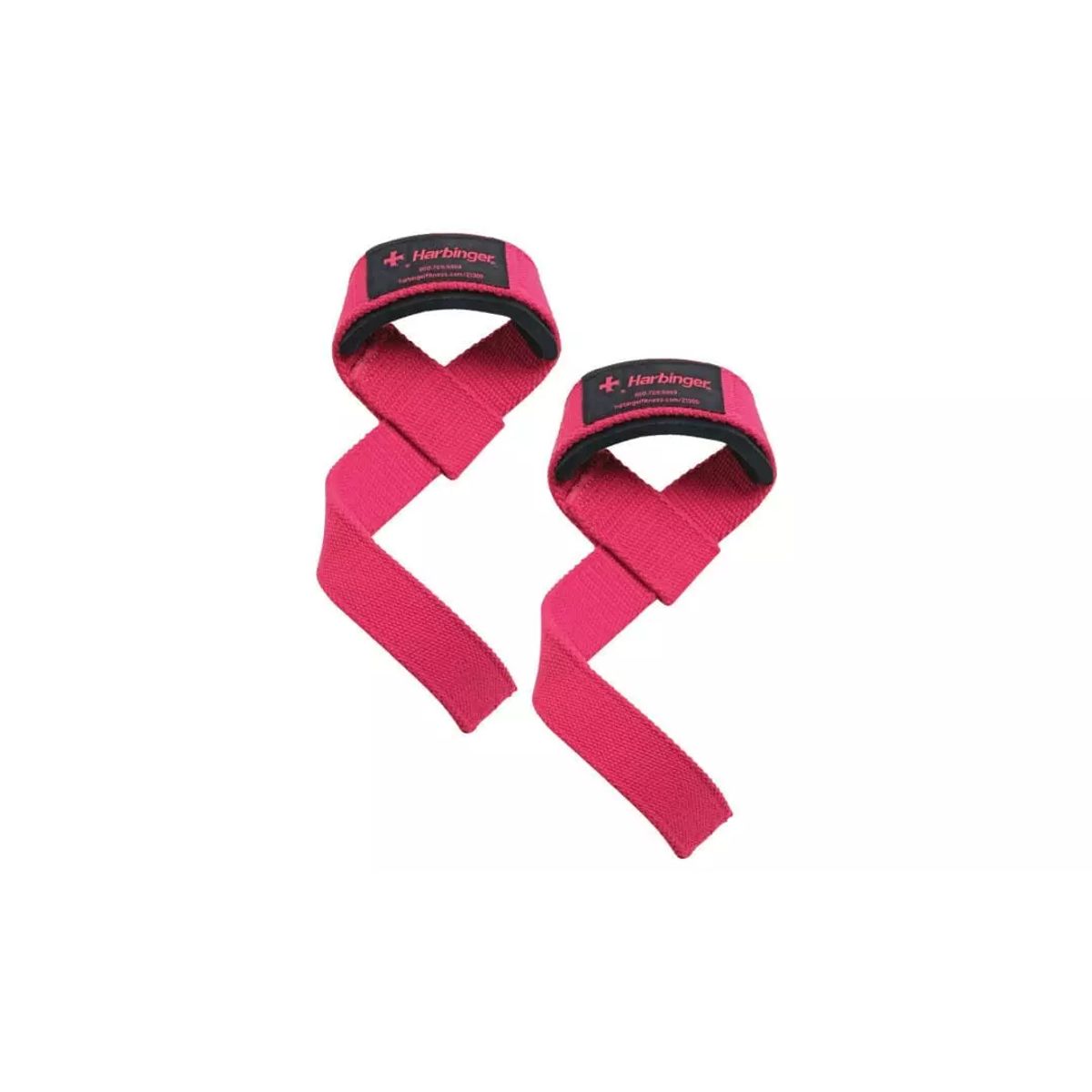 Harbinger - Padded cotton Lifting Straps - Pink