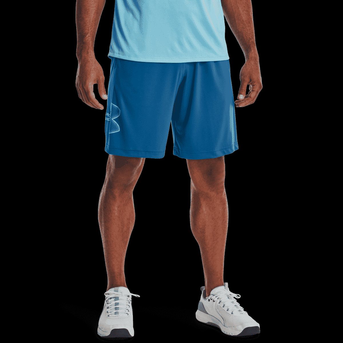 Mænds Under Armour - Tech Graphic Short - Cruise Blue S