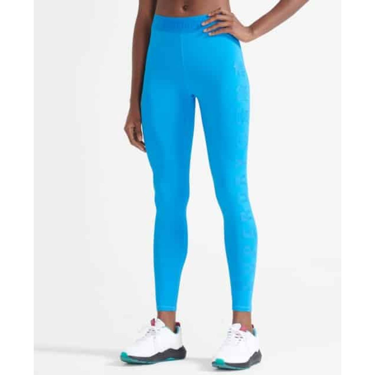 SuperDry Sport - Training Elastic Leggings - Vibrant Blue S