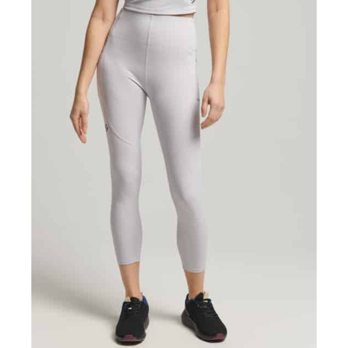 SuperDry Sport - Run 7/8 Tight Leggings - Moonlight Grey XS