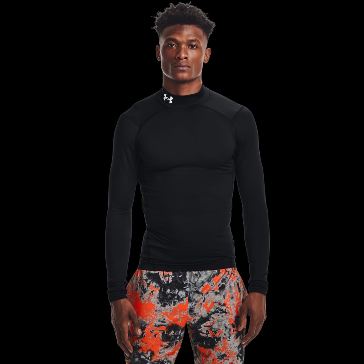 Under Armour Mænd - ColdGear Armour Compression Mock - Black S