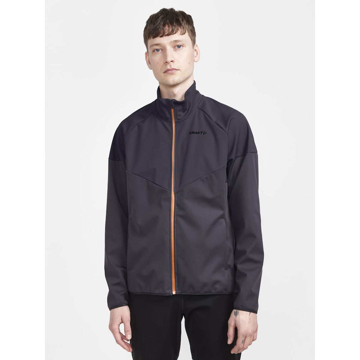 Craft Mænd - Glide Block Jacket - Slate / Chestnut S