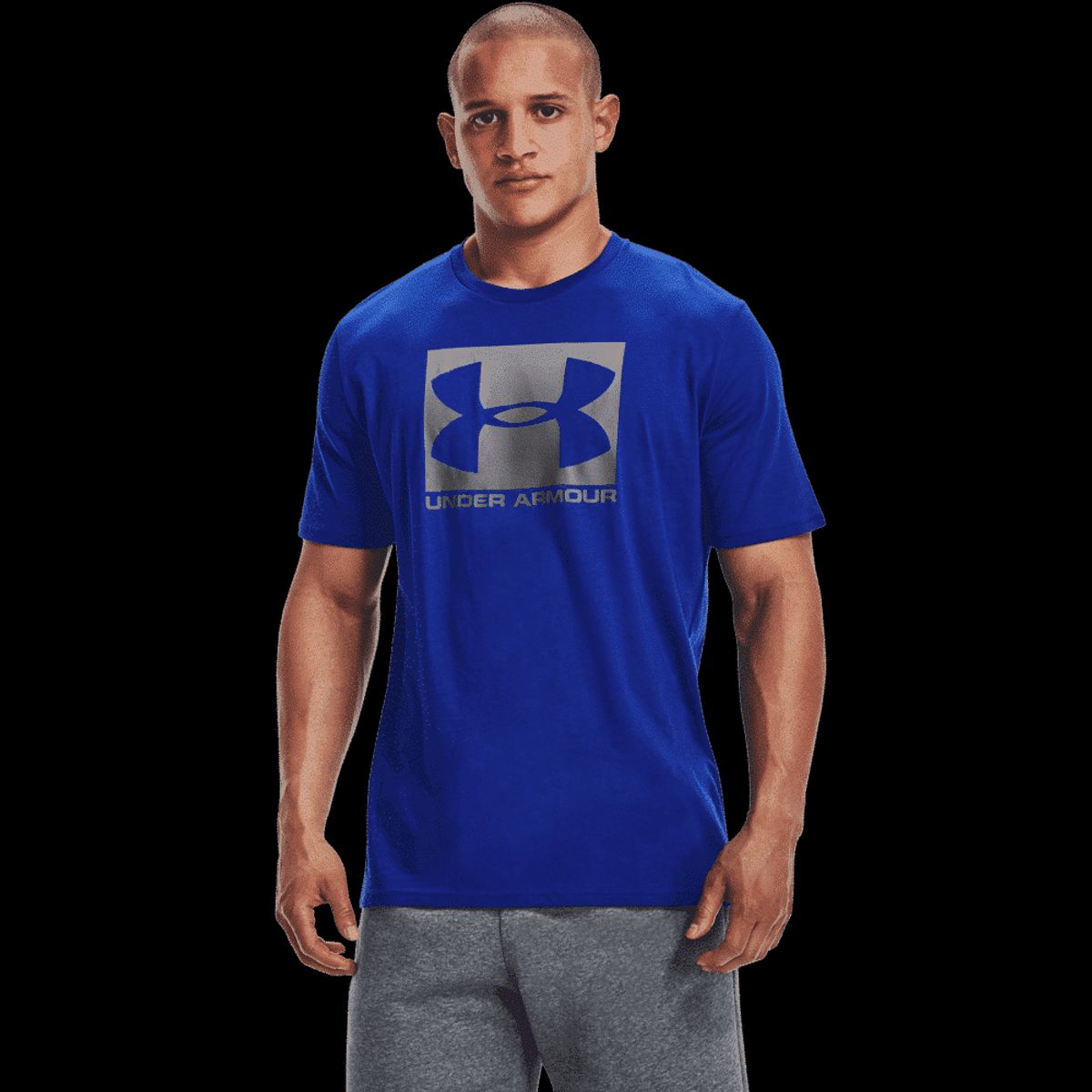 Mænds Under Armour - Charged Cotton T-shirt - Blue Royal 3XL