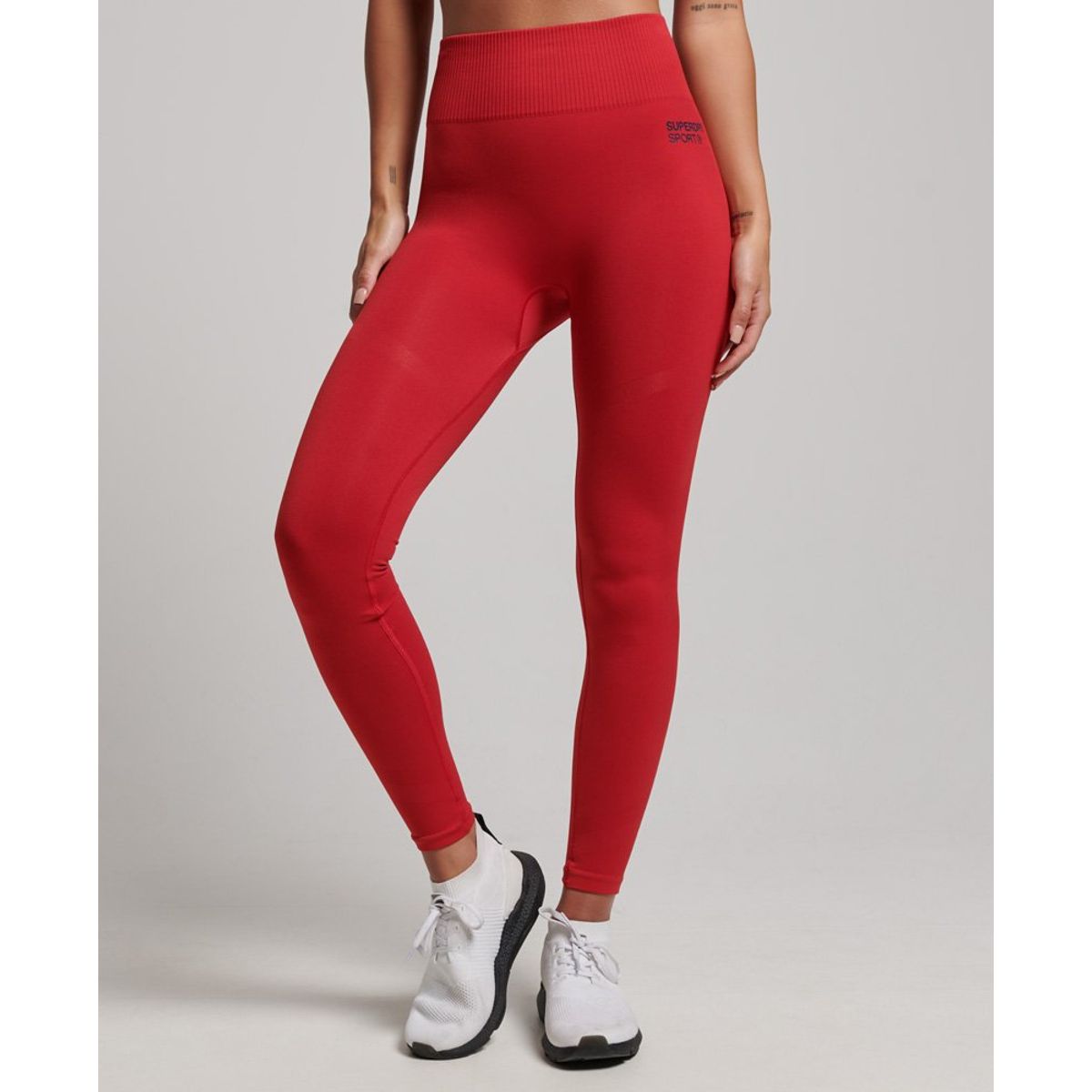 Superdry Sport Kvinder - Core Seamless 7/8 Tights - Red XXS/XS