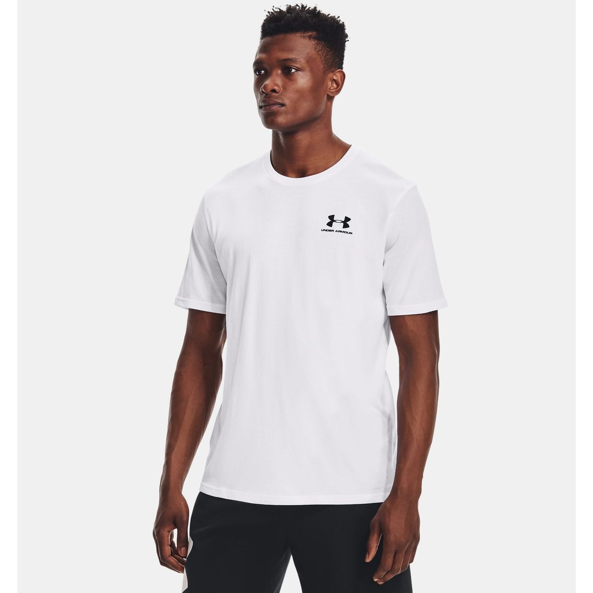 Mænds Under Armour - Sportstyle Left Chest - Hvid XXL