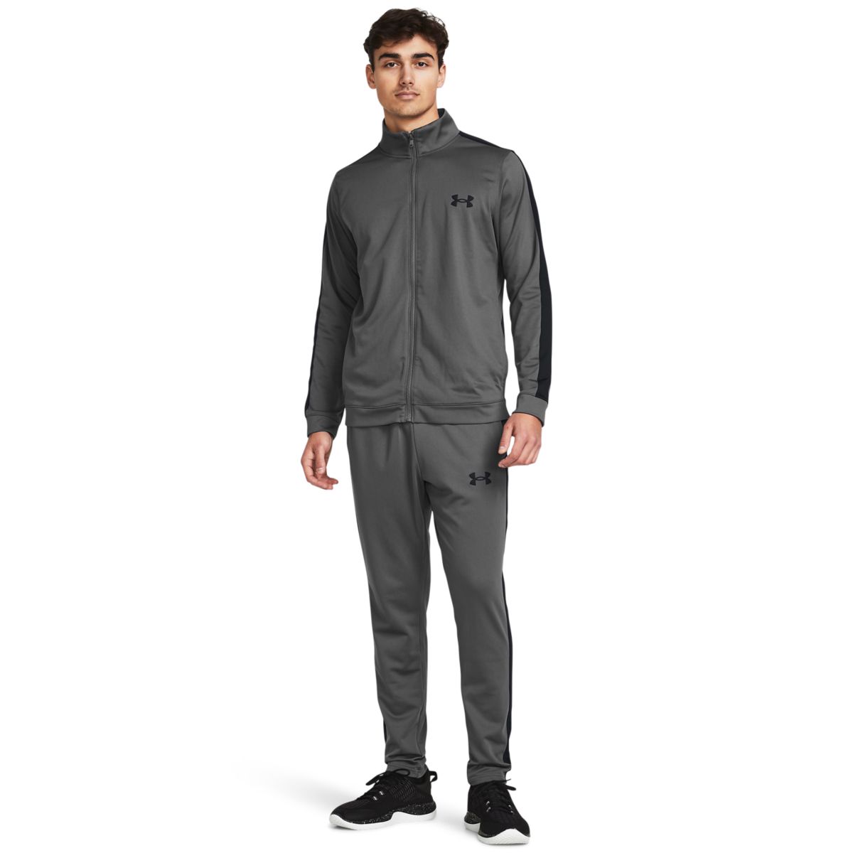 Mænds Under Armour - Knit TrackSuit - Castlerock XXL