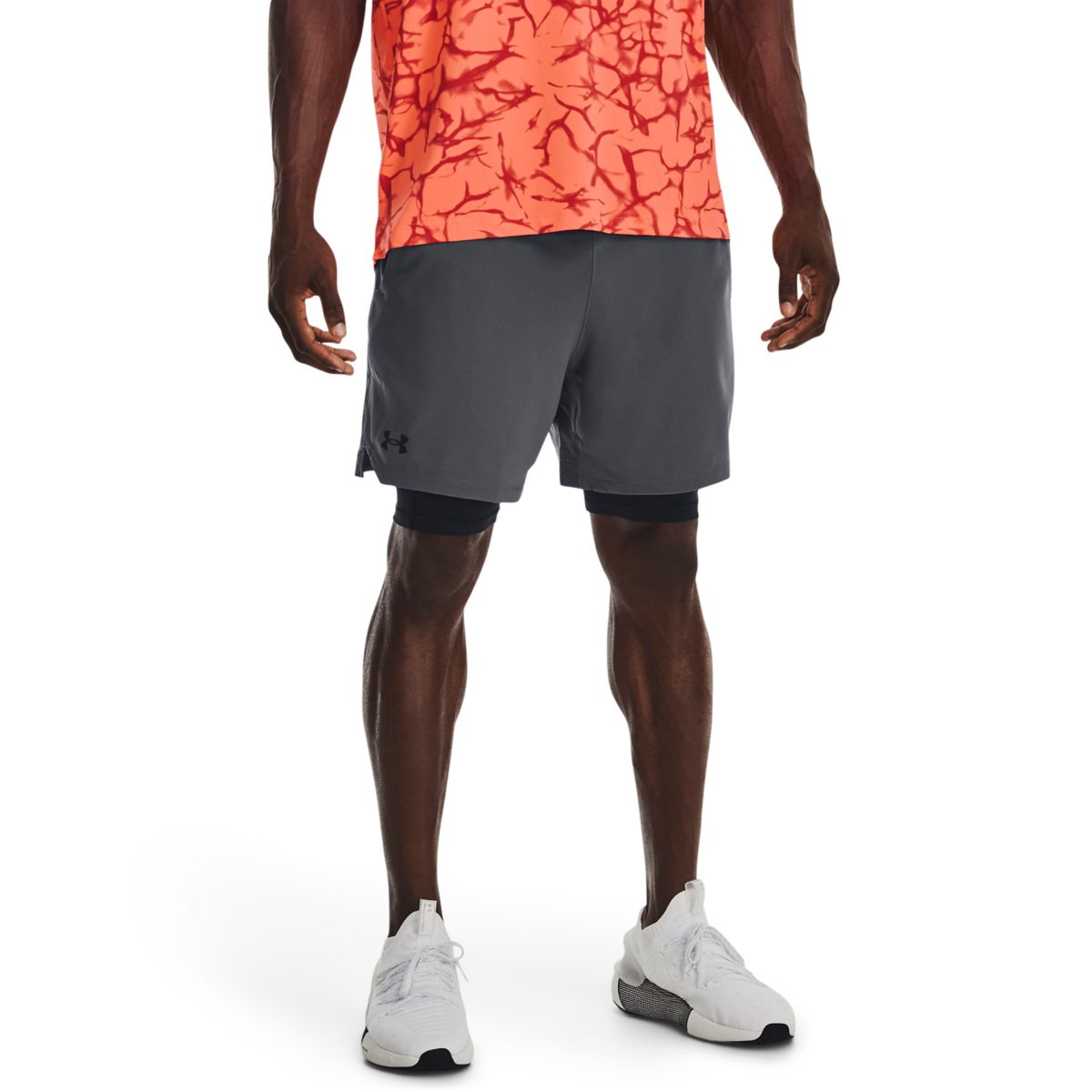 Under Armour Mænd - Vanish Woven 2-in-1 Shorts - Pitch Gray S