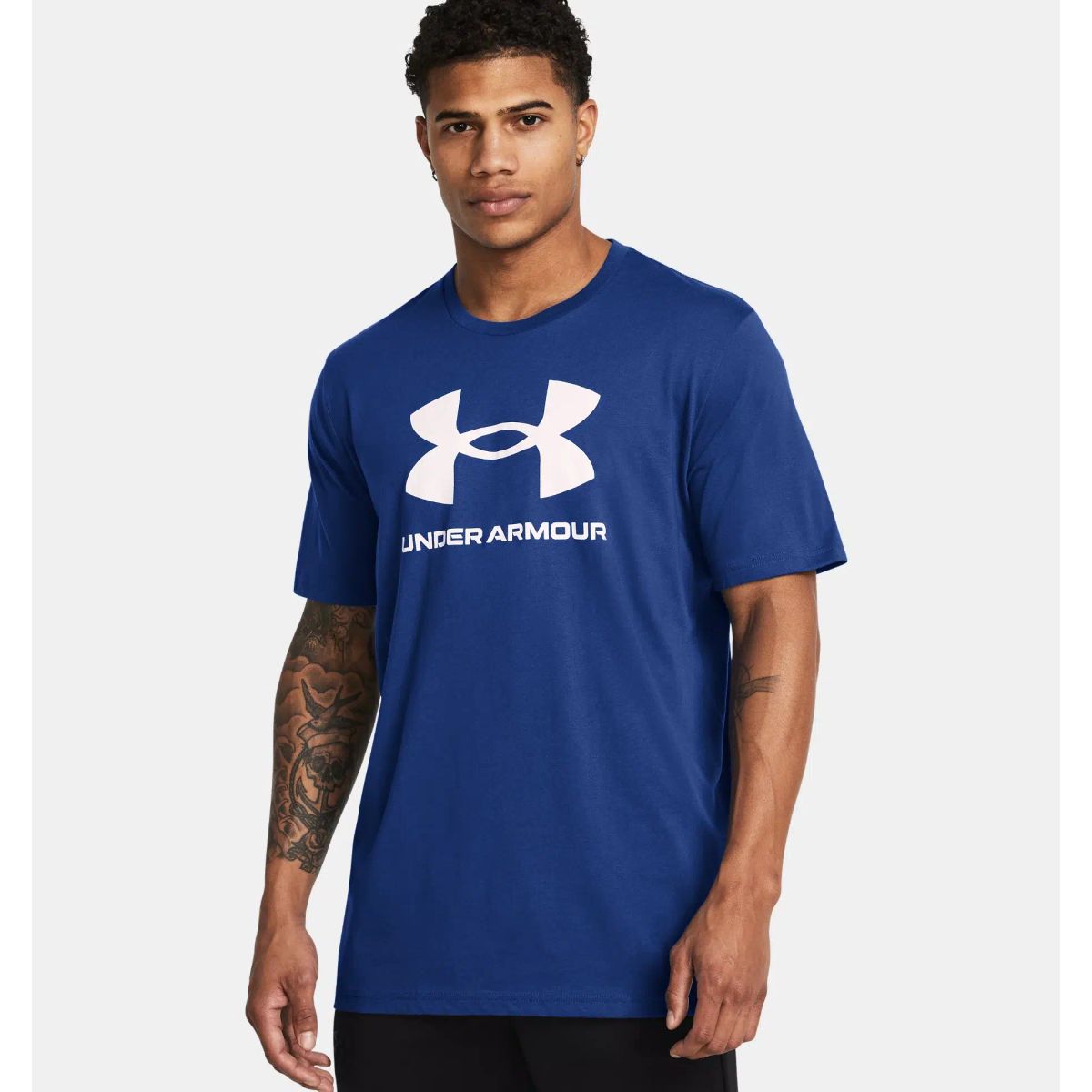 Under Armour Mænds - Sportstyle Shortsleeve - Tech Blue L