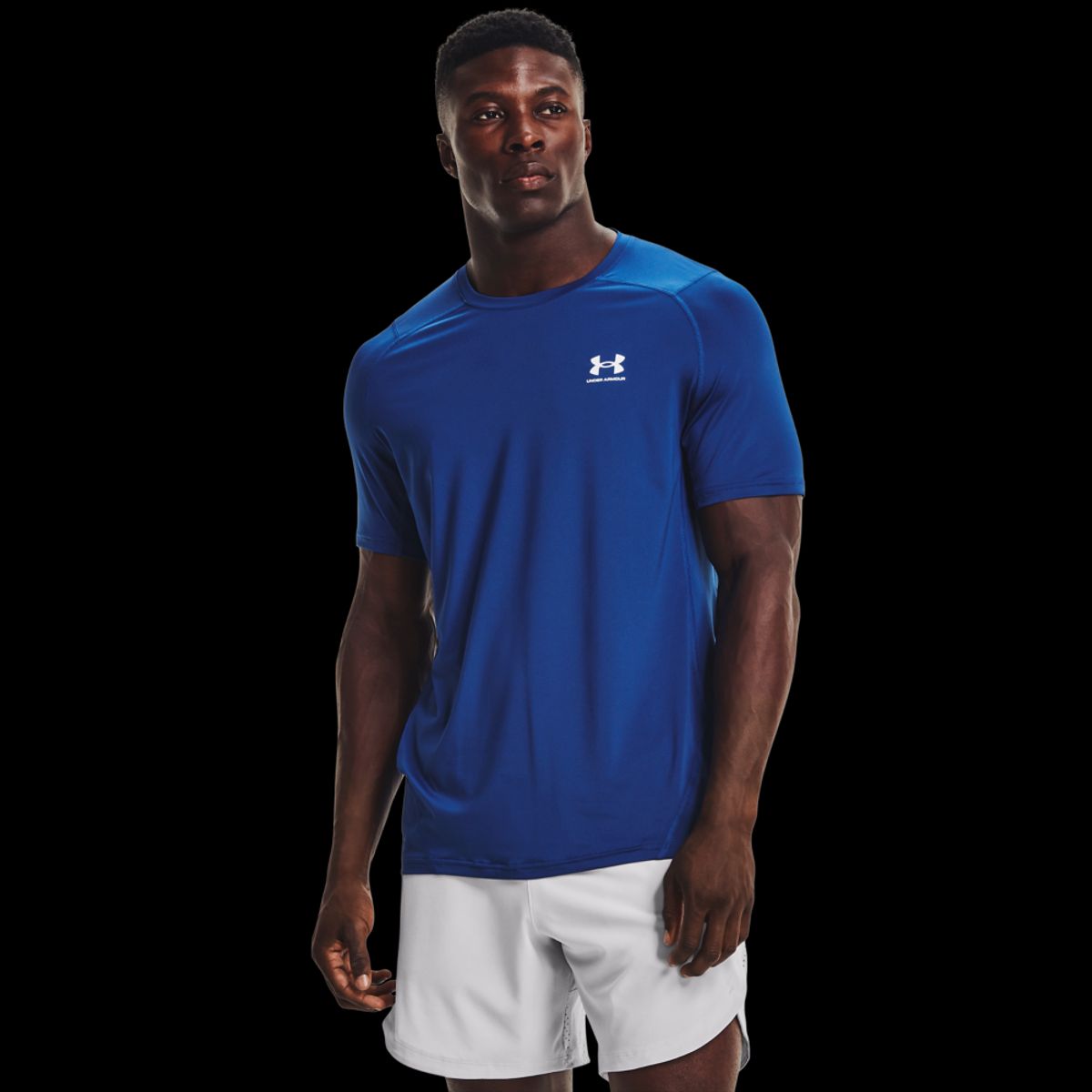 Under Armour Mænd - HeatGear Armour Fitted Shortsleeve - Tech Blue S