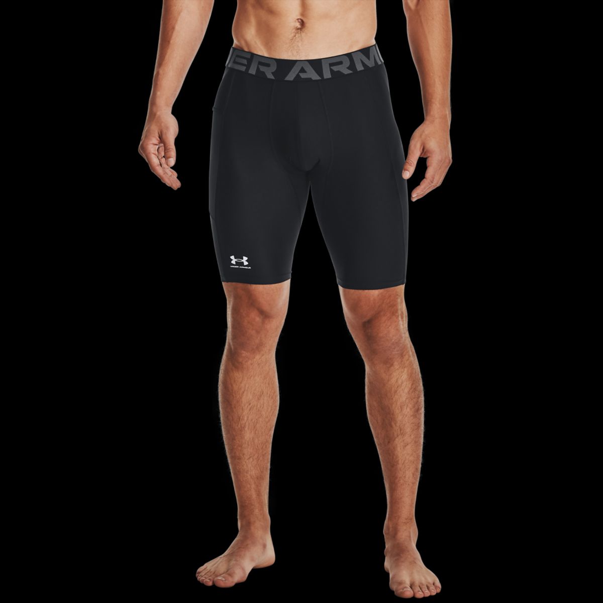 Under Armour Mænd - HeatGear Pocket Long Shorts - Black XXL