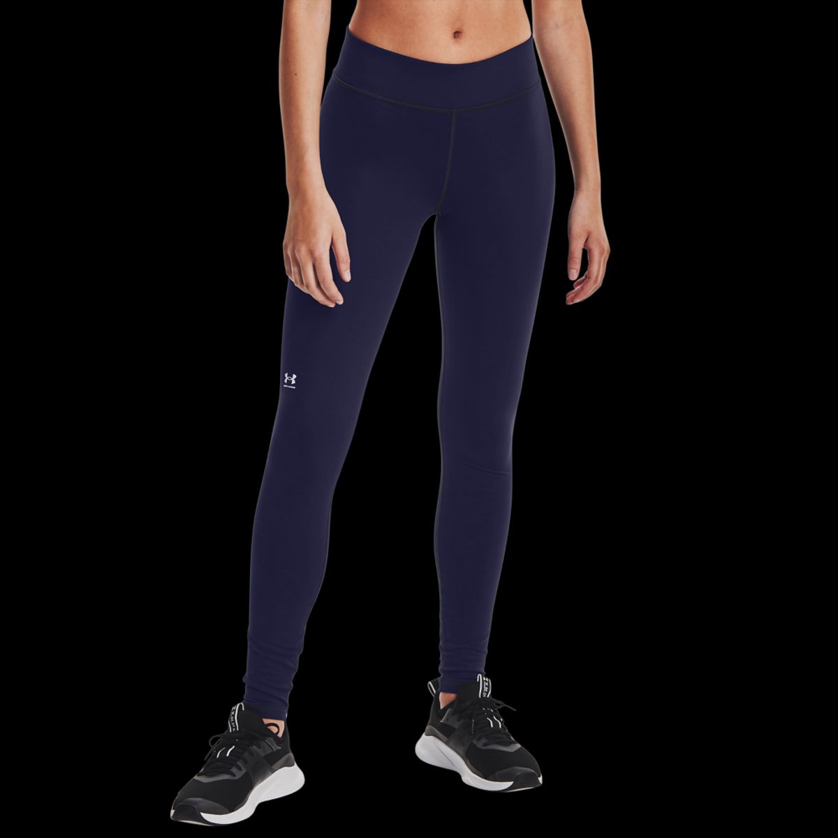 Under Armour Kvinders - ColdGear Authentics Leggings - Midnight Navy XXL