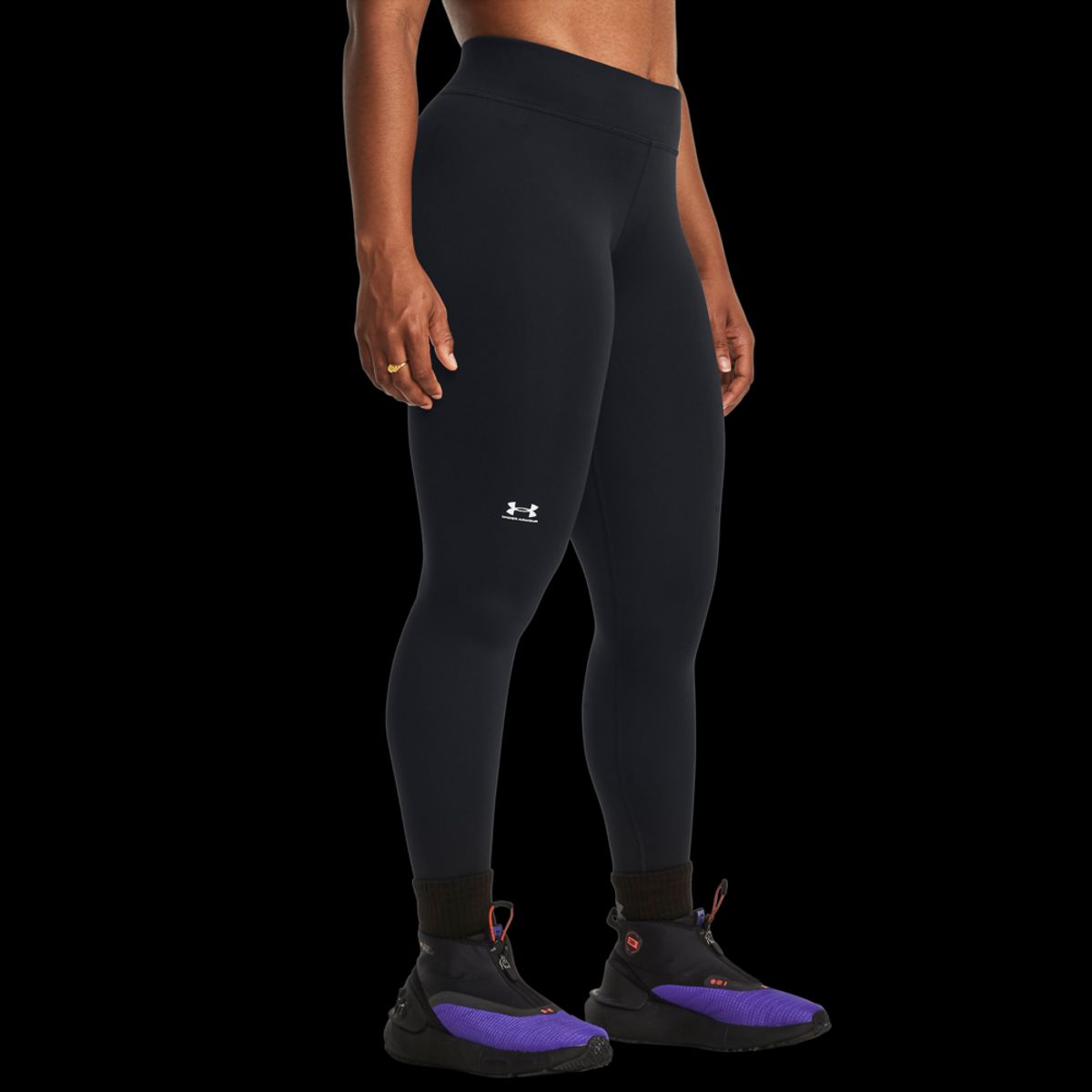 Under Armour Kvinders - ColdGear Authentics Leggings - Black M