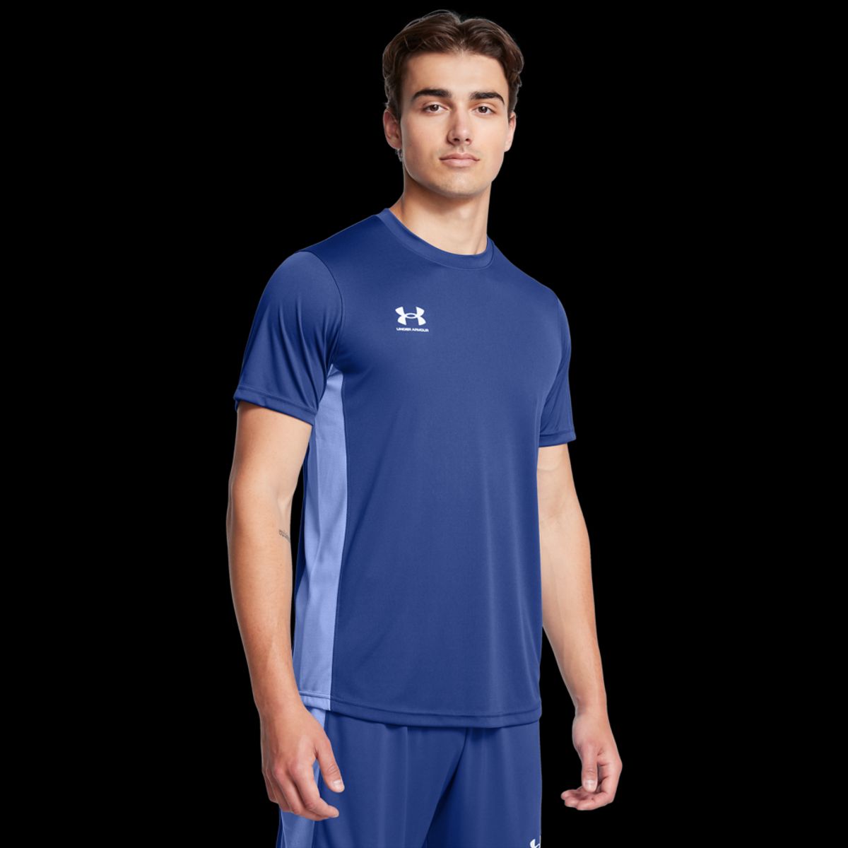 Under Armour Mænd - Challenger Train Short Sleeve - Tech Blue XL