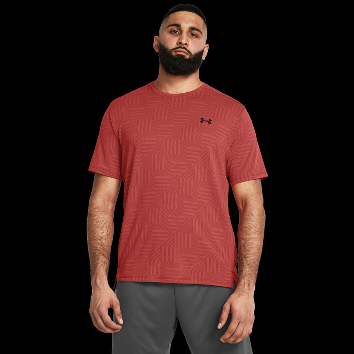 Under Armour Mænds - Tech Vent Geotessa SS - Earthen Orange 3XL